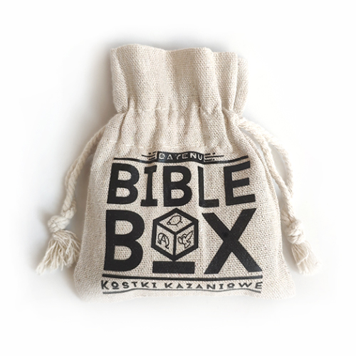 Bible Box to kostki kazaniowe dla księży i nie tylko! Szukasz kazania w internecie? Z tą śmieszną grą religijną DAYENU DESIGN potrenujesz biblijne opowieści